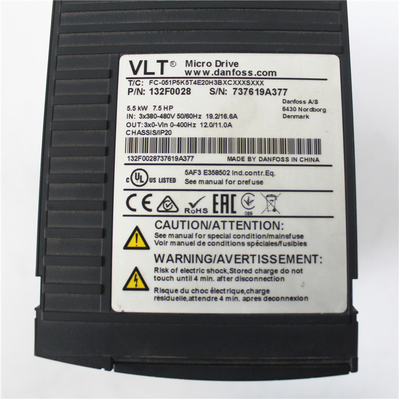 FC-051P5K5T4E20H3BXCXXXSXXX Danfoss FC-051P5K5T4E20H3BXCXXXSXXX
