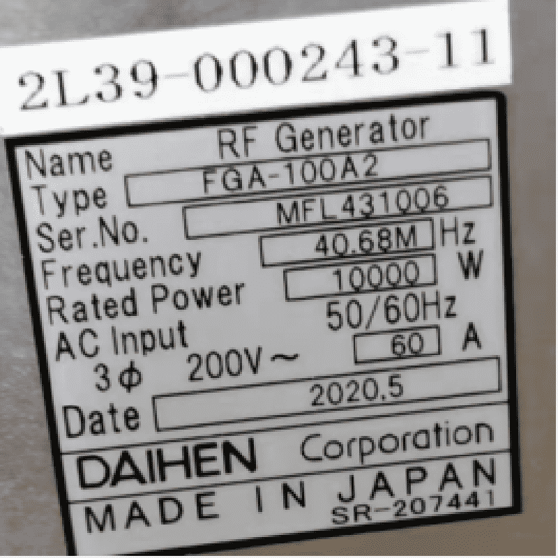DAIHEN FGA-100A2 FGA-100A2
