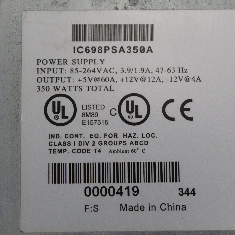 GE FANUC IC698PSA350A IC698PSA350A