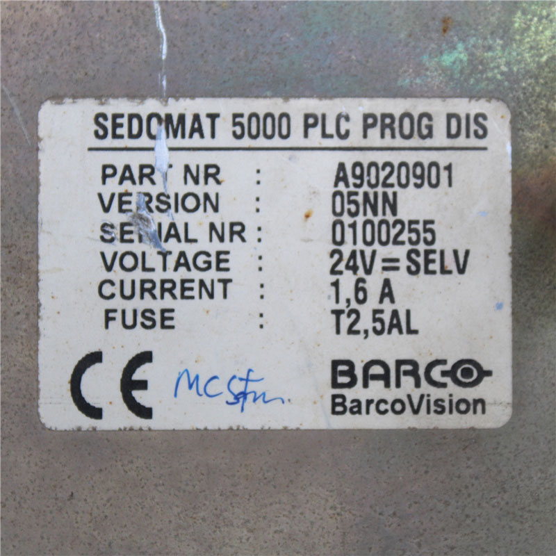 BARCO SEDO SEDOMAT 5000 SEDOMAT 5000