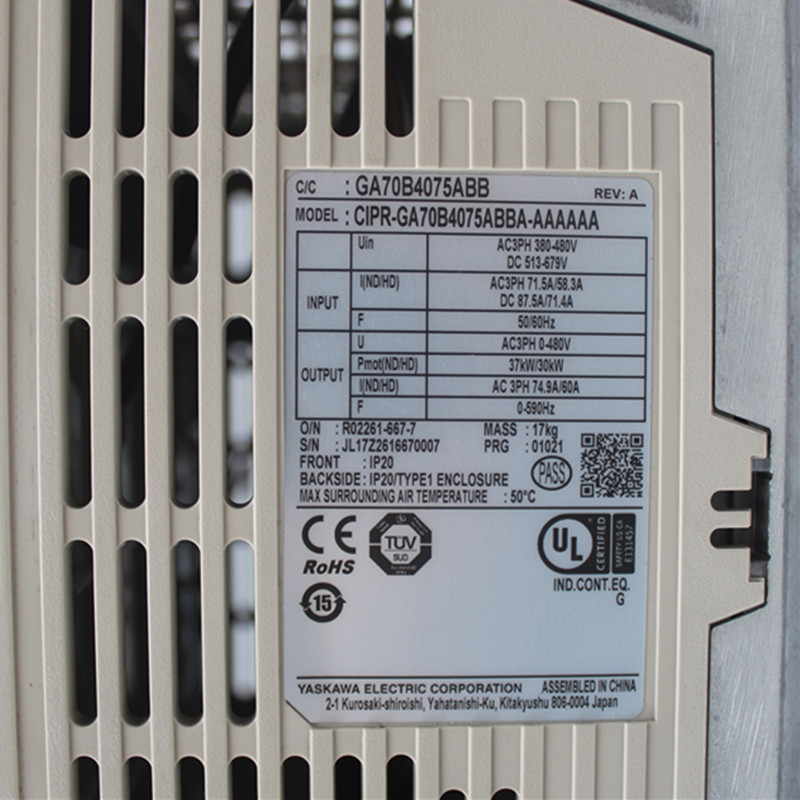 CIPR-GA70B4075ABBA-AAAAAA YASKAWA CIPR-GA70B4075ABBA-AAAAAA