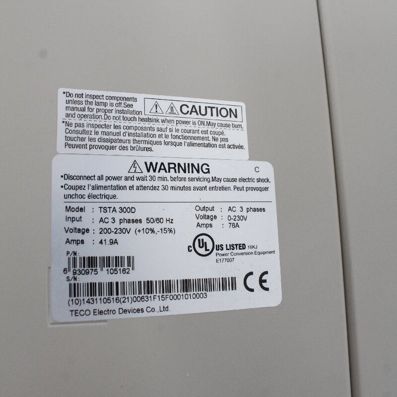 TECO TSTA300D TSTA300D