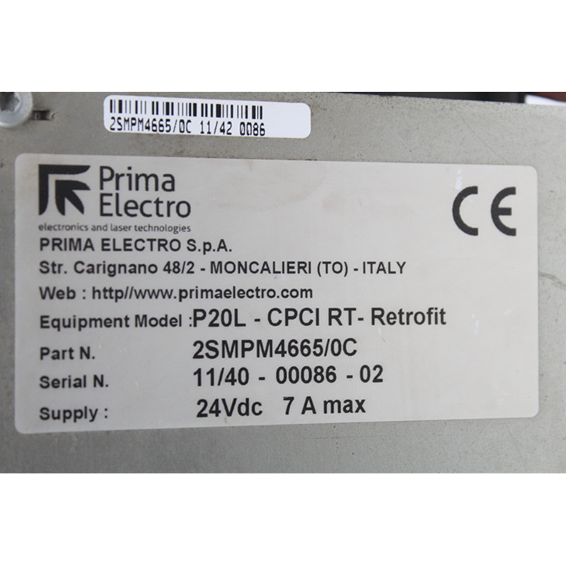 Prima Electro P20L-CPCI RT-Retrofit P20L-CPCI RT-Retrofit
