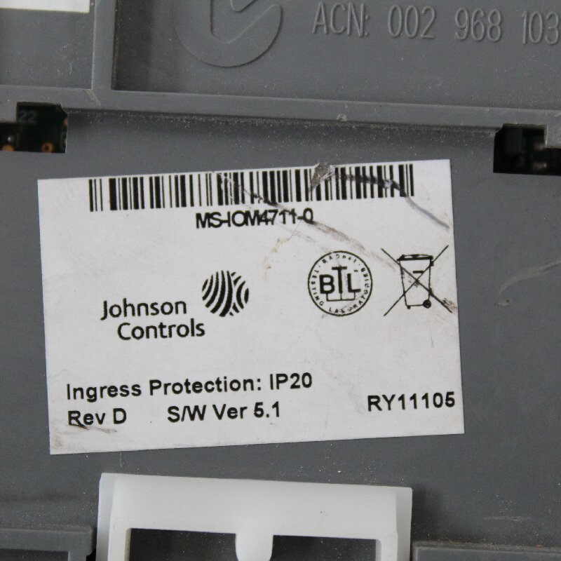 Johnson MS-IOM4711-0 MS-IOM4711-0