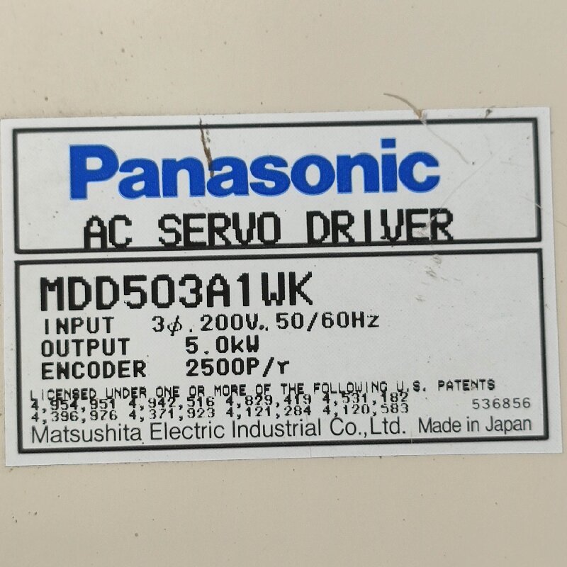 Panasonic MDD353A1WK MDD503A1WK MDD353A1WK MDD503A1WK