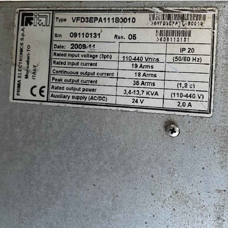 Prima Electro VFD3EPA11180010 VFD3EPA11180010