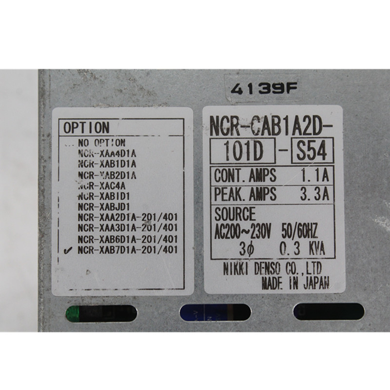 NIKKI DENSO NCR-CAB1A2D-101D-S54 NCR-CAB1A2D-101D-S54