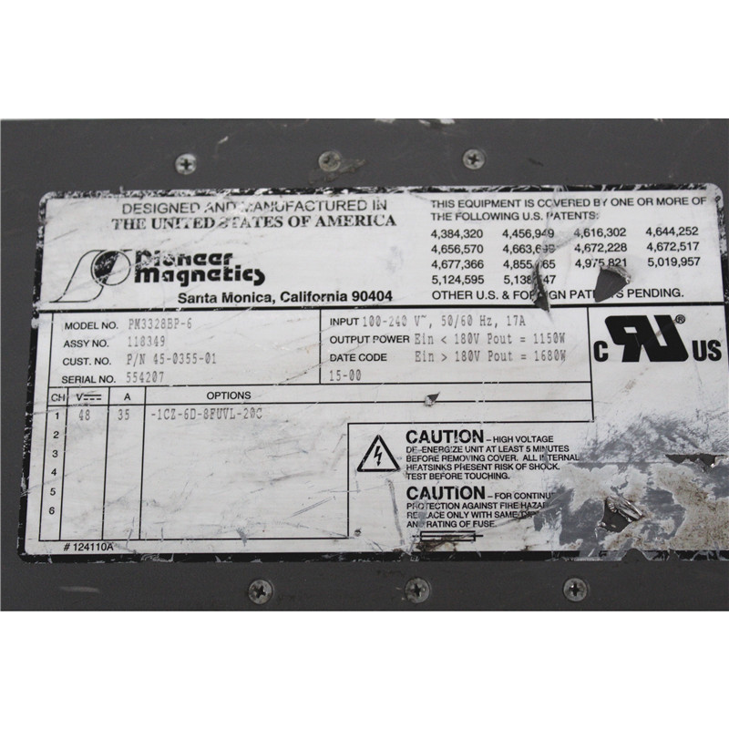 Pioneer magnetics PM3328BP-6 PM3328BP-6