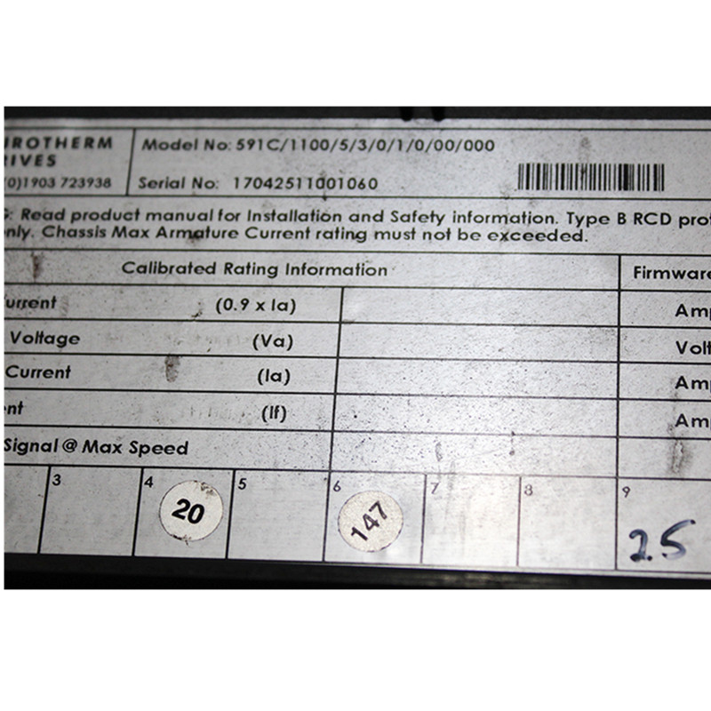 Eurotherm 591C/1100/5/3/0/1/0/00/000 591C/1100/5/3/0/1/0/00/000