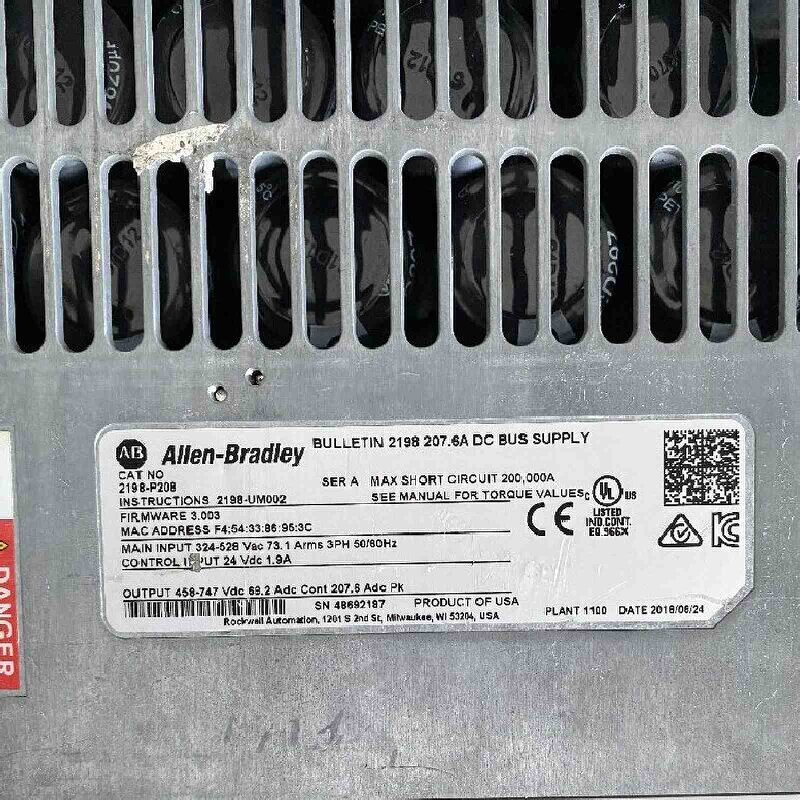 Allen-Bradley 2198-P208 2198-P208