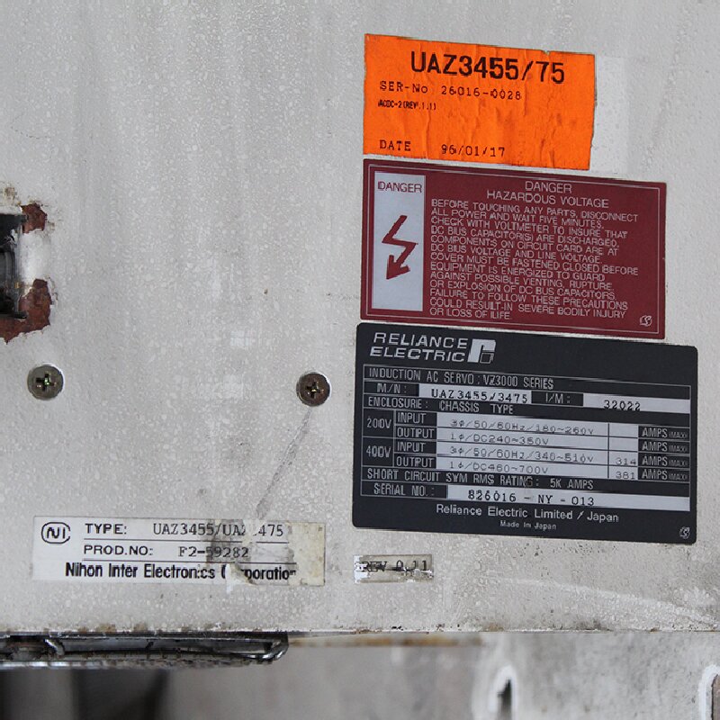 RELIANCE ELECTRIC UAZ3455/UAZ3475 UAZ3455/UAZ3475