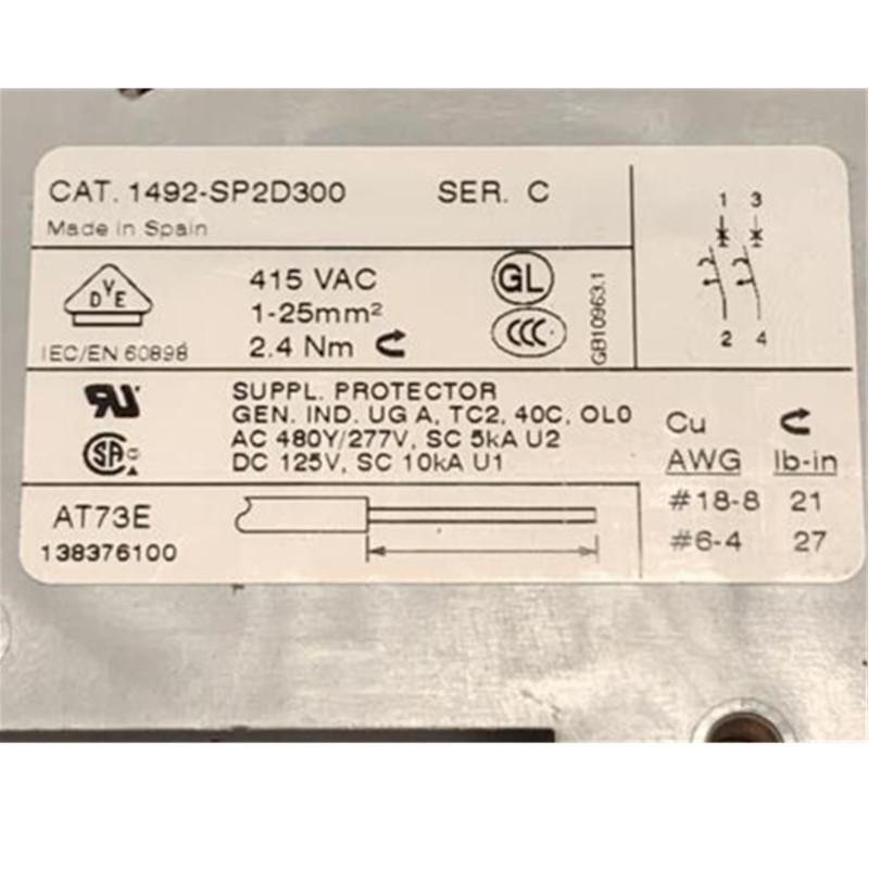 Allen-Bradley 1492-SP2D300 1492-SP2D300