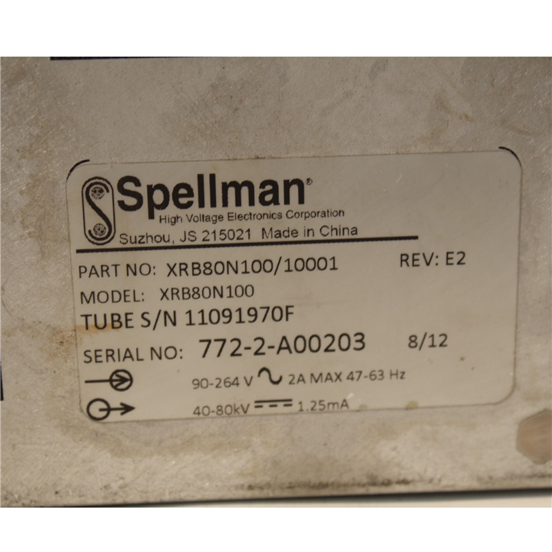 Spellman XRB80N100 XRB80N100
