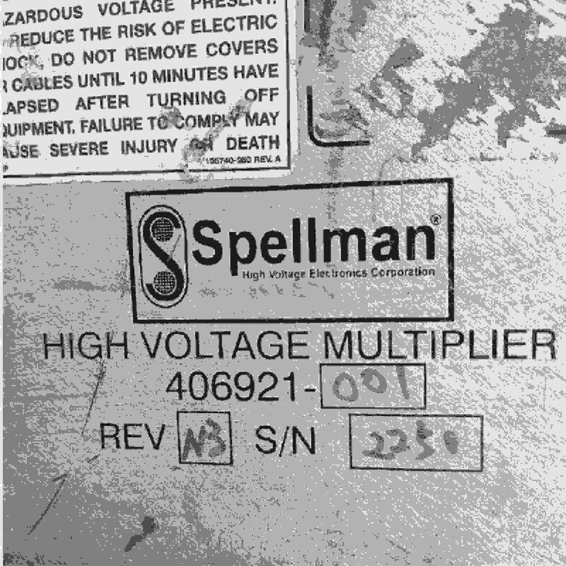 Spellman 406921-001 X3815 406921-001 X3815
