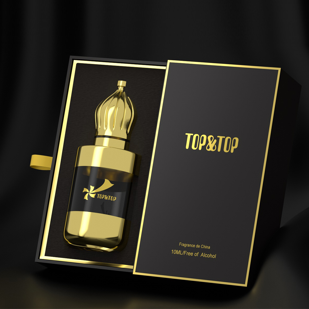 Black perfume box Black perfume box