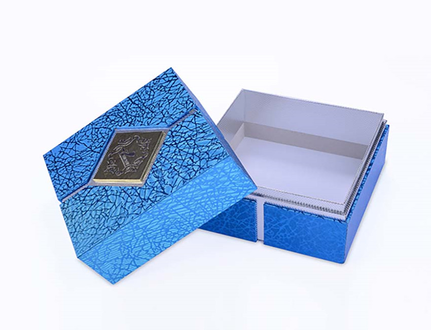 Blue Cosmetic Paper Box Blue Cosmetic Paper Box