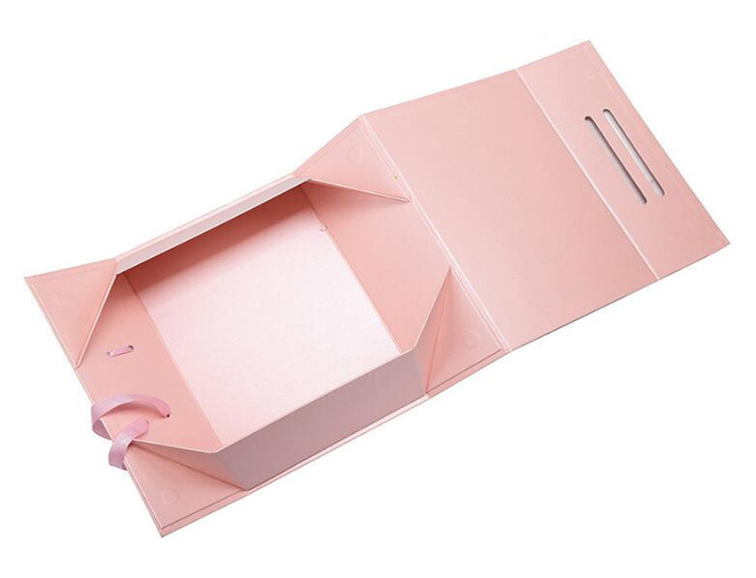 Pink Folding Gift Paper Box Pink Folding Gift Paper Box
