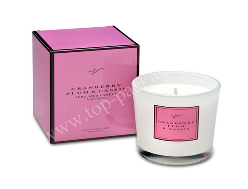 Pink Candle Packaging Box Pink Candle Packaging Box
