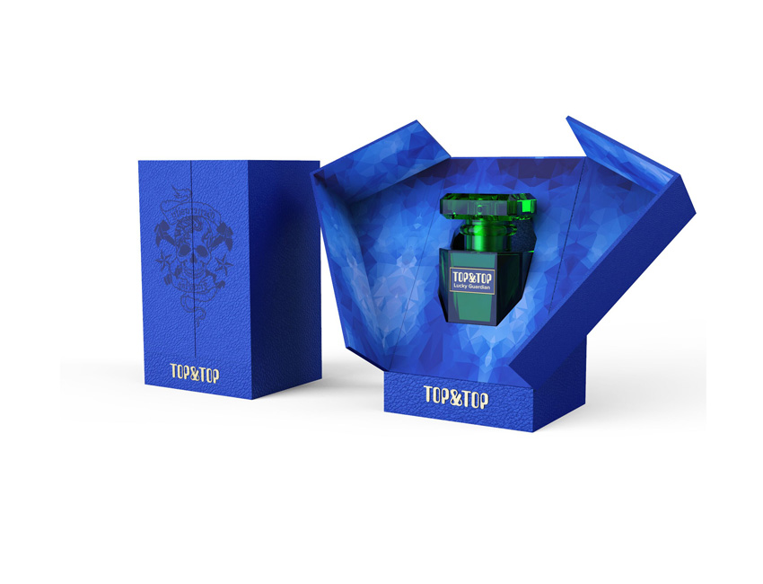 Blue Perfume Box Blue Perfume Box