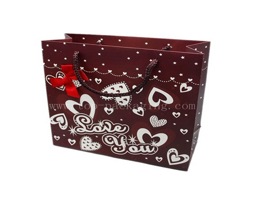 Gift Paper Bag with Bow Gift Paper Bag with Bow