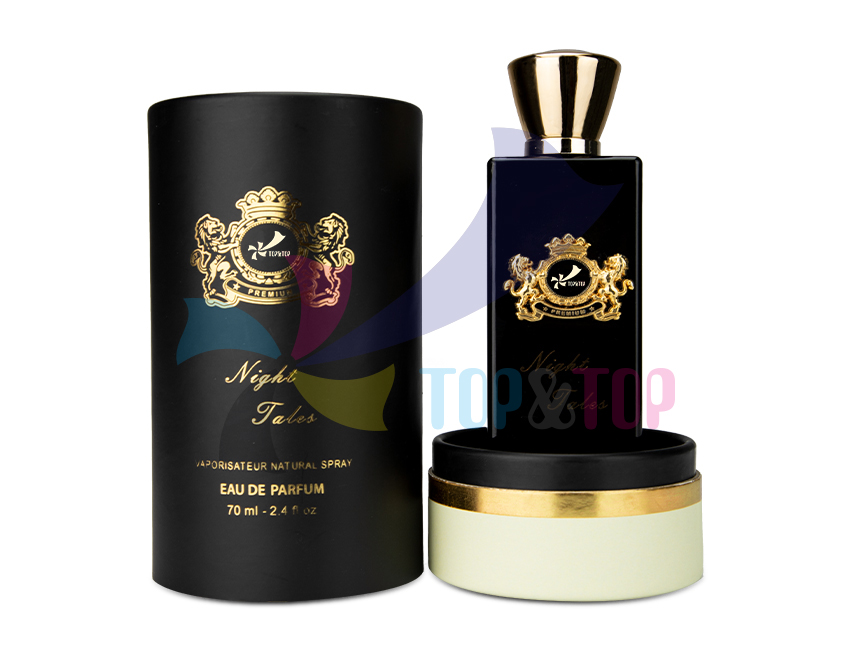 black perfume tube box black perfume tube box