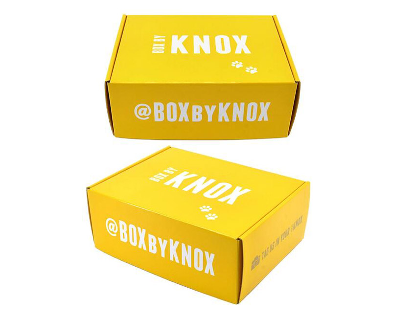 Yellow Shipping Box