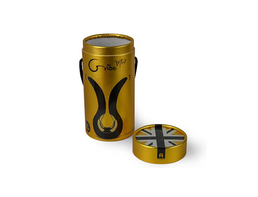 Golden Round Paper Gift Box Golden Round Paper Gift Box
