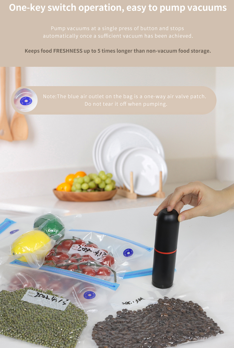 Reusable Vacuum Zipper Bags for Cooking and Food Storage Reusable Vacuum Zipper Bags for Cooking and Food Storage