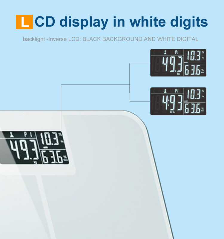 glass BMI Body Fat Percentage Tracker scale glass BMI Body Fat Percentage Tracker scale