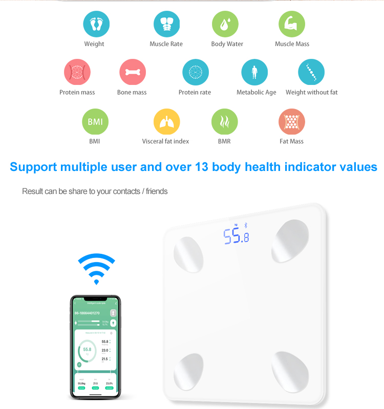 Accurate Digital Bluetooth Scale