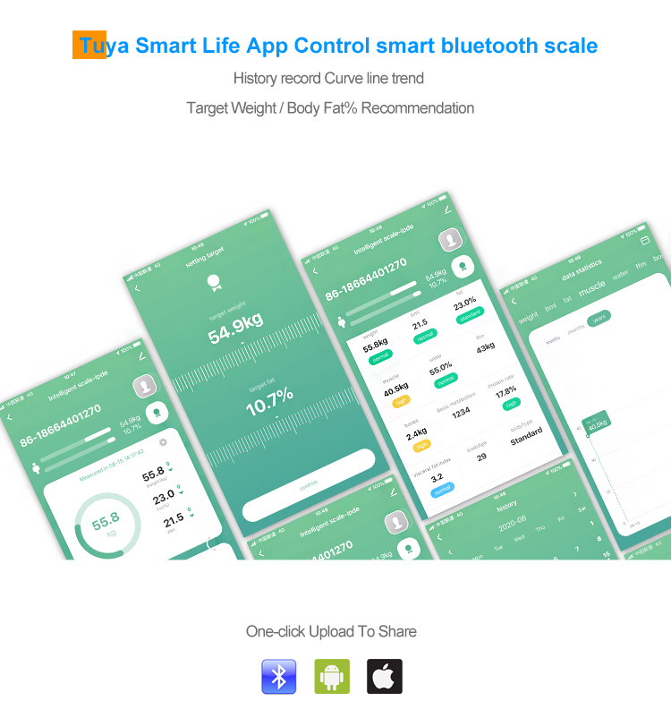 Body Composition Analyzer with Health Monitor Sync Apps Body Composition Analyzer with Health Monitor Sync Apps