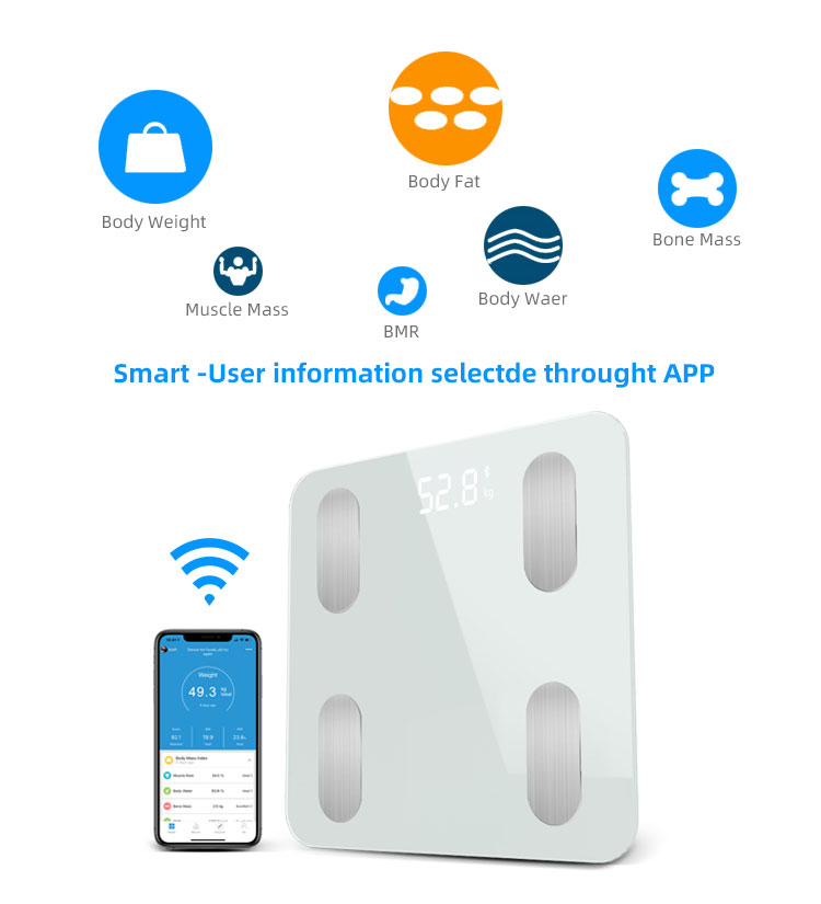 Water Muscle BMI for People use scale 