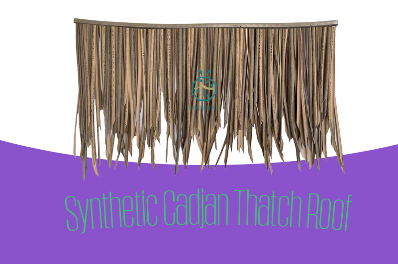 Artificial cadjan thatch roof tiles for Maldives waterfront luxury resort hotel villa bungalow guest room construction Artificial cadjan thatch roof tiles for Maldives waterfront luxury resort hotel villa bungalow guest room construction