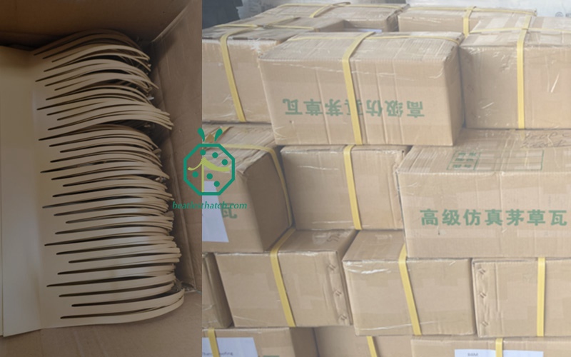 The packing of iron thatch roof products The packing of iron thatch roof products