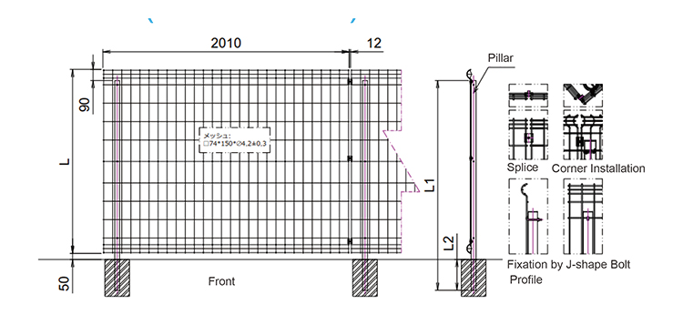 Wholesale China cheep garden fence wire mesh fencing for fence panels