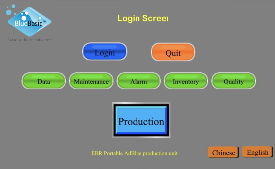 AdBlue machine Remote operation 