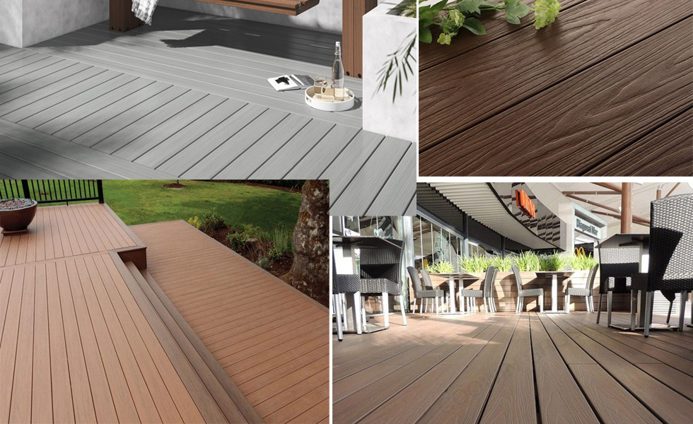  Capped hollow composite decking for outdoor