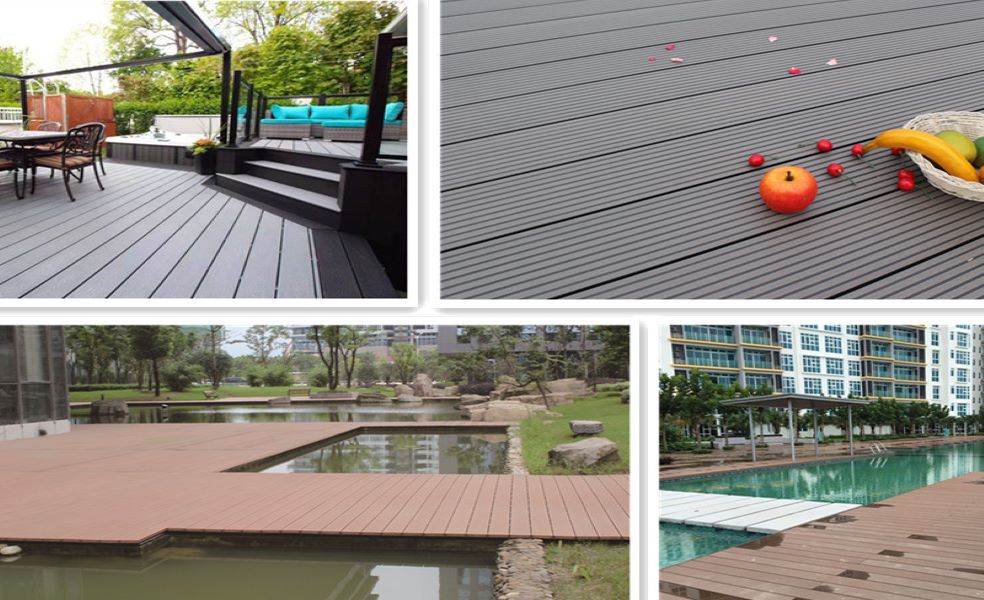 UV-resistant solid decking