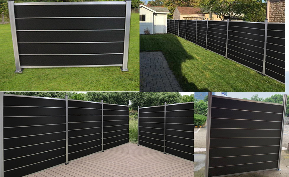 wpc garden fence wpc garden fence