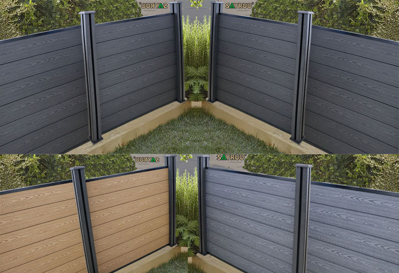 wpc garden fence wpc garden fence