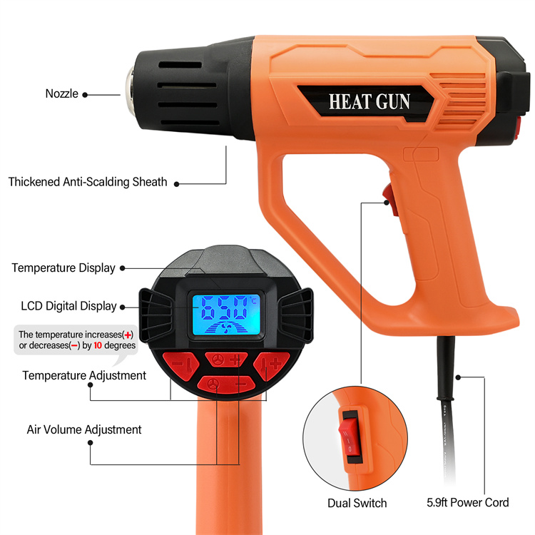 digital heating gun digital heating gun