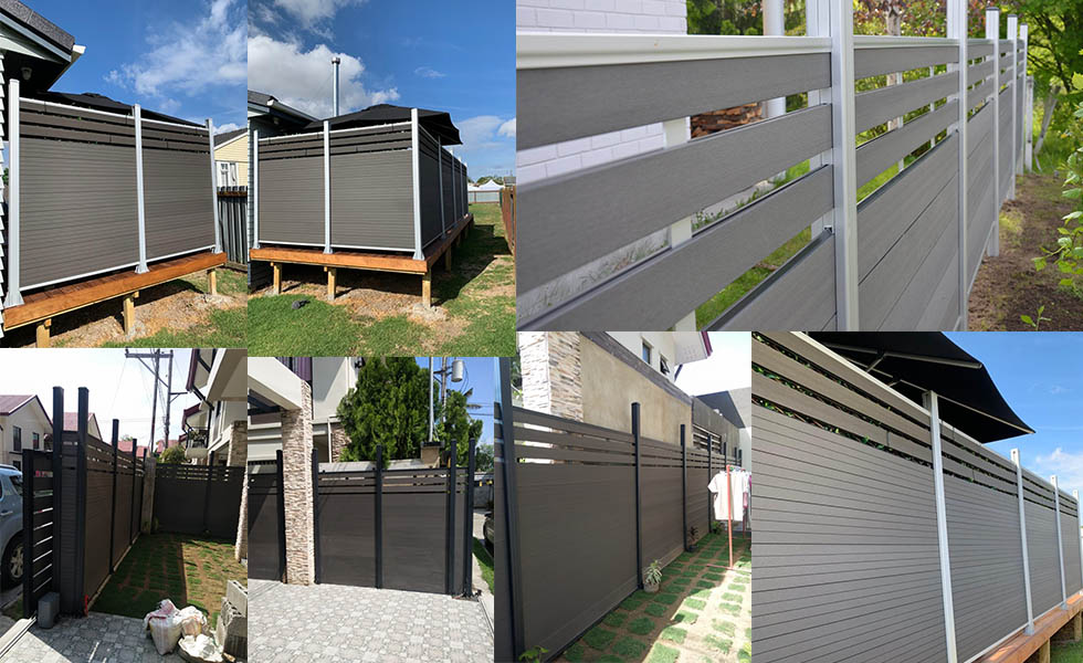 wpc palstic fence plank garden fence wpc palstic fence plank garden fence