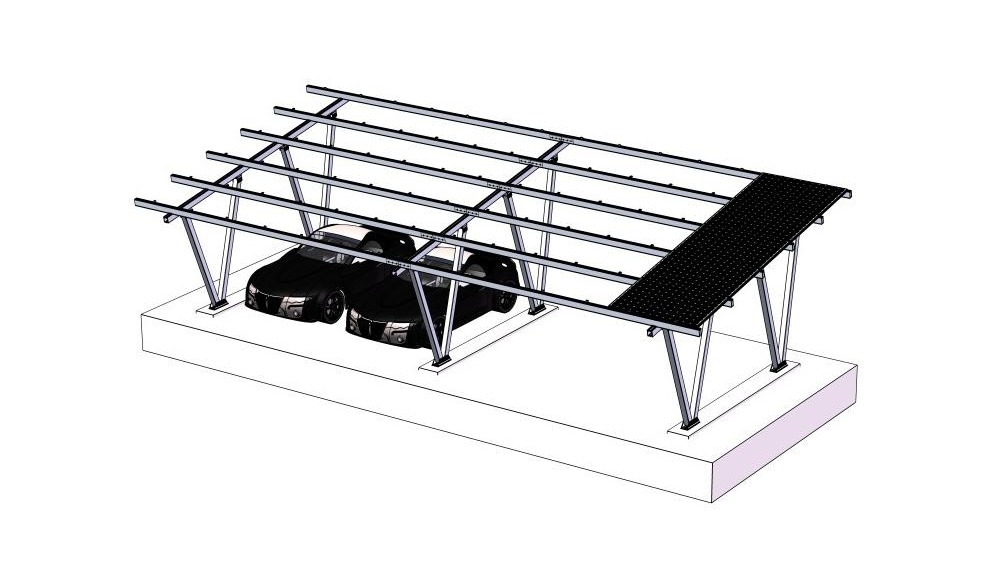 All-aluminum carport solar mounting system All-aluminum carport solar mounting system