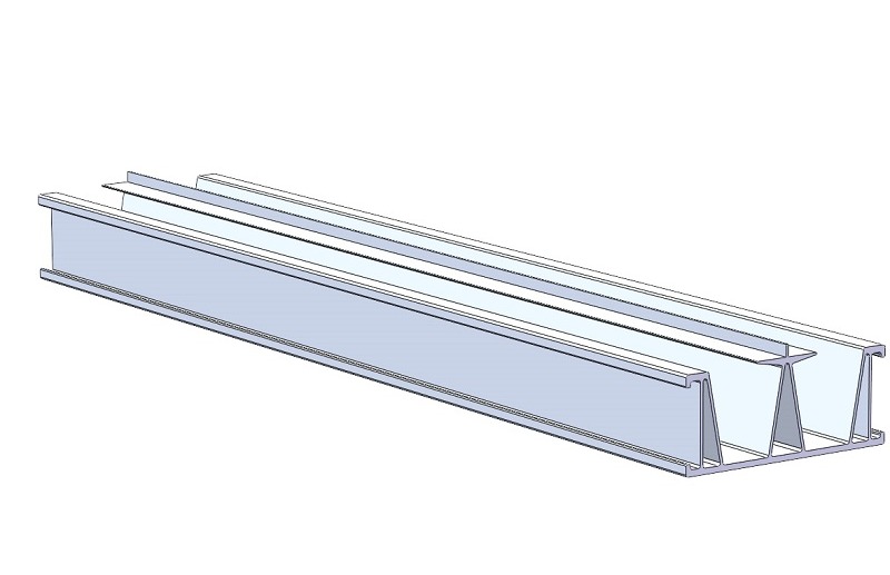 Waterproof carport water guide rail Waterproof carport water guide rail (POW-RWT)