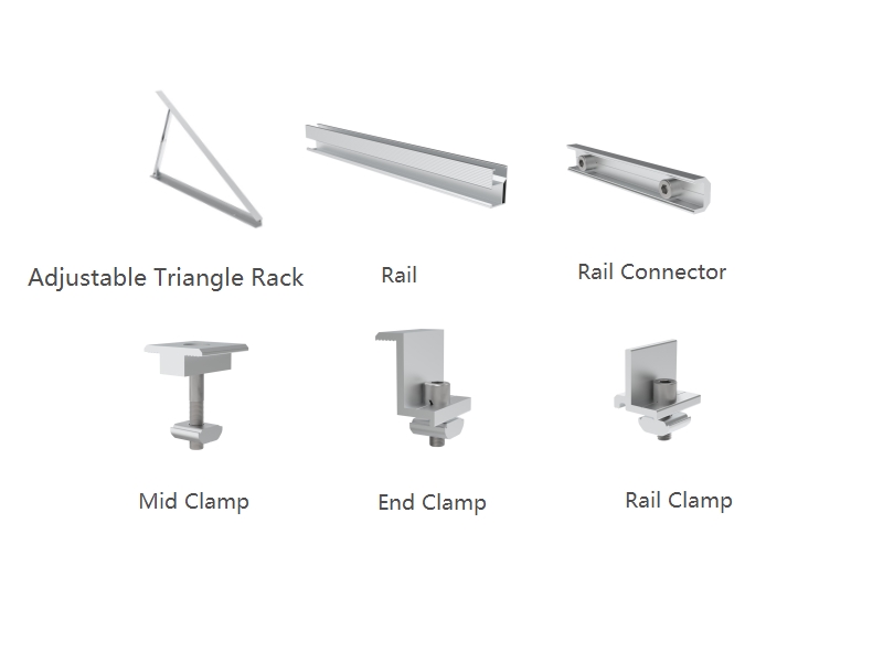 Adjustable Triangle Rack Solar Mount Kits