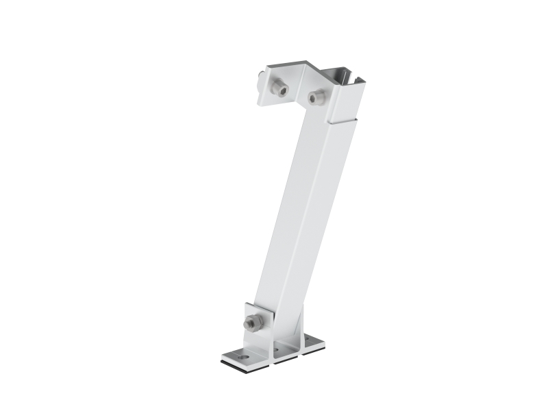 Solar Roof Mount Adjustable Rear Leg