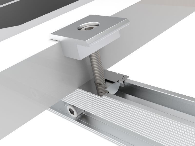 Mid Clamp for solar Panel fixing