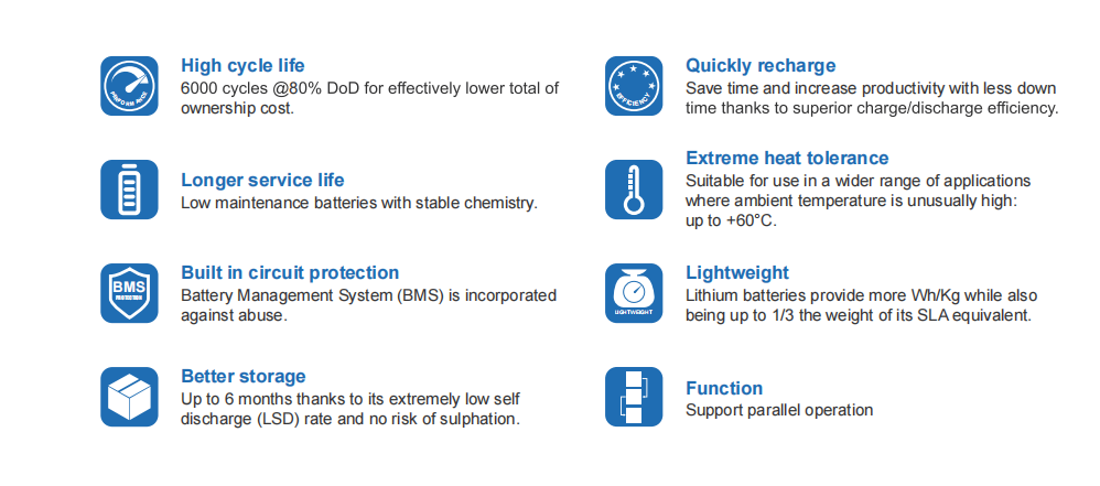 BMS Safety Techniques Wall Mounted Lithium Battery