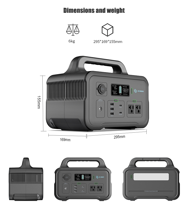 600W Portable Power Station Power station 600W
