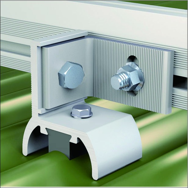 Metal roof solar attachment